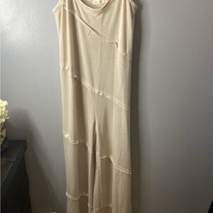 Elegant Cream Jumpsuit